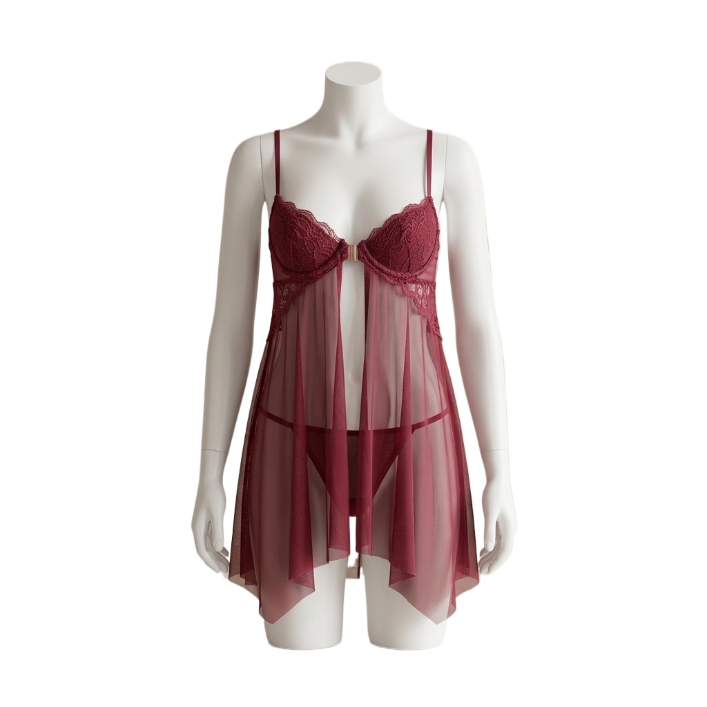 Damska koronkowa bielizna w st – Babydoll Chemise Night recenzja i cena
