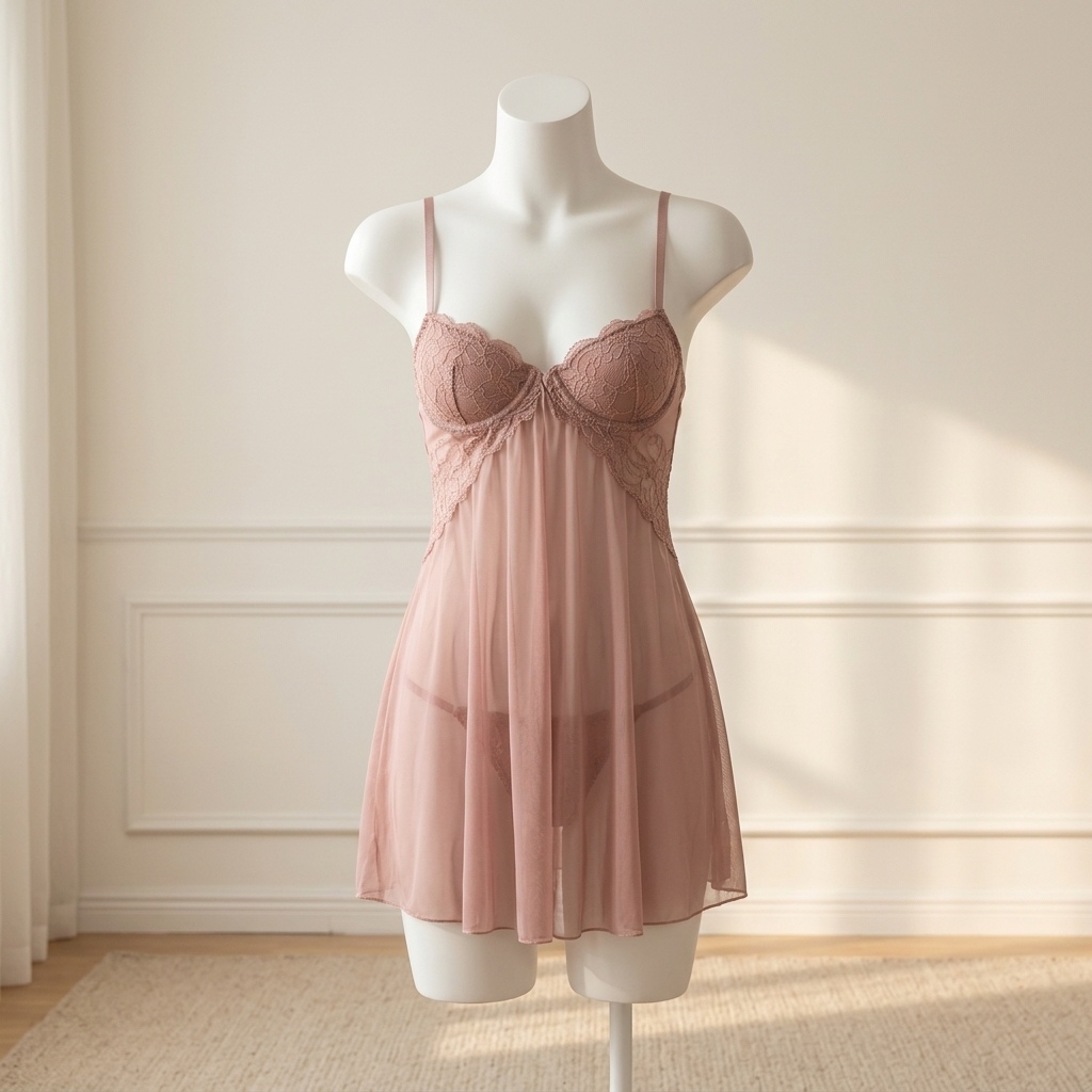 Damska koronkowa bielizna w st – Babydoll Chemise Night recenzja i cena