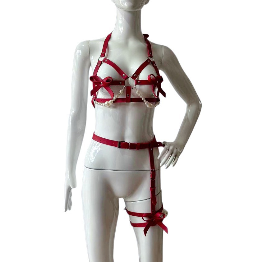 Seksowny Skórzany Zestaw Uprzą – Garter Belt Set recenzja i cena