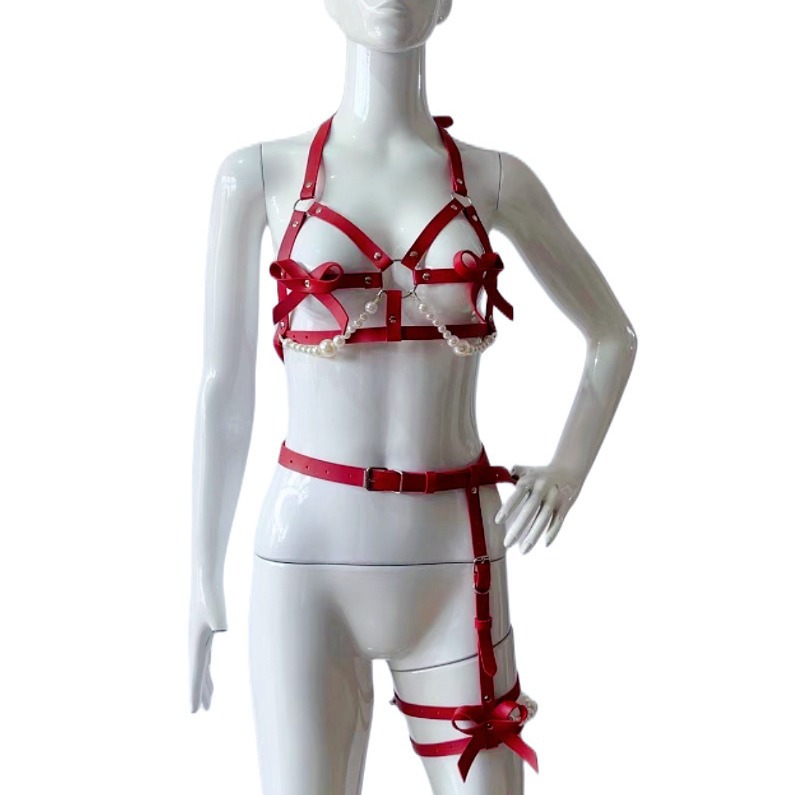 Seksowny Skórzany Zestaw Uprzą – Garter Belt Set recenzja i cena